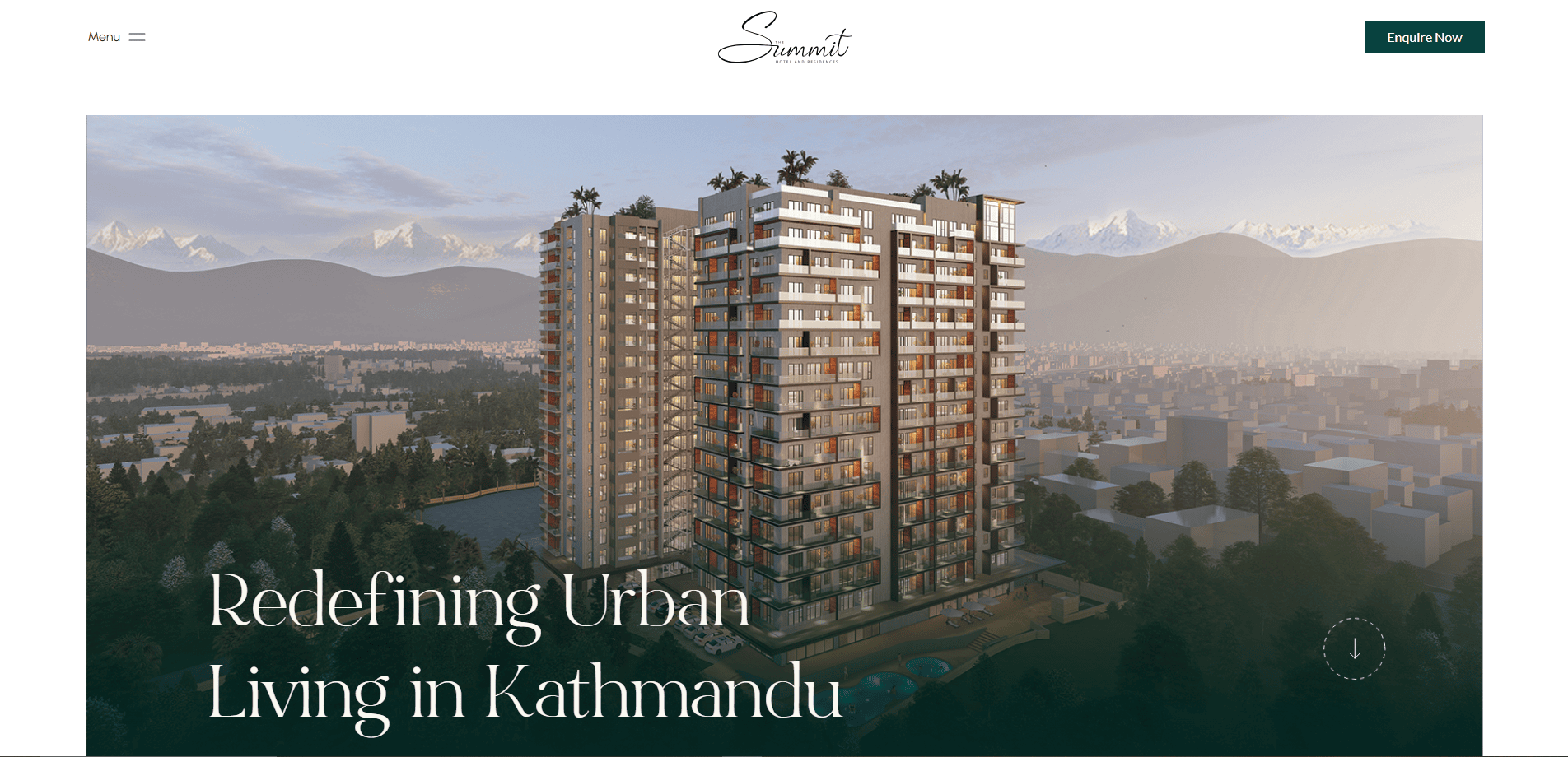 summit residence web design and development