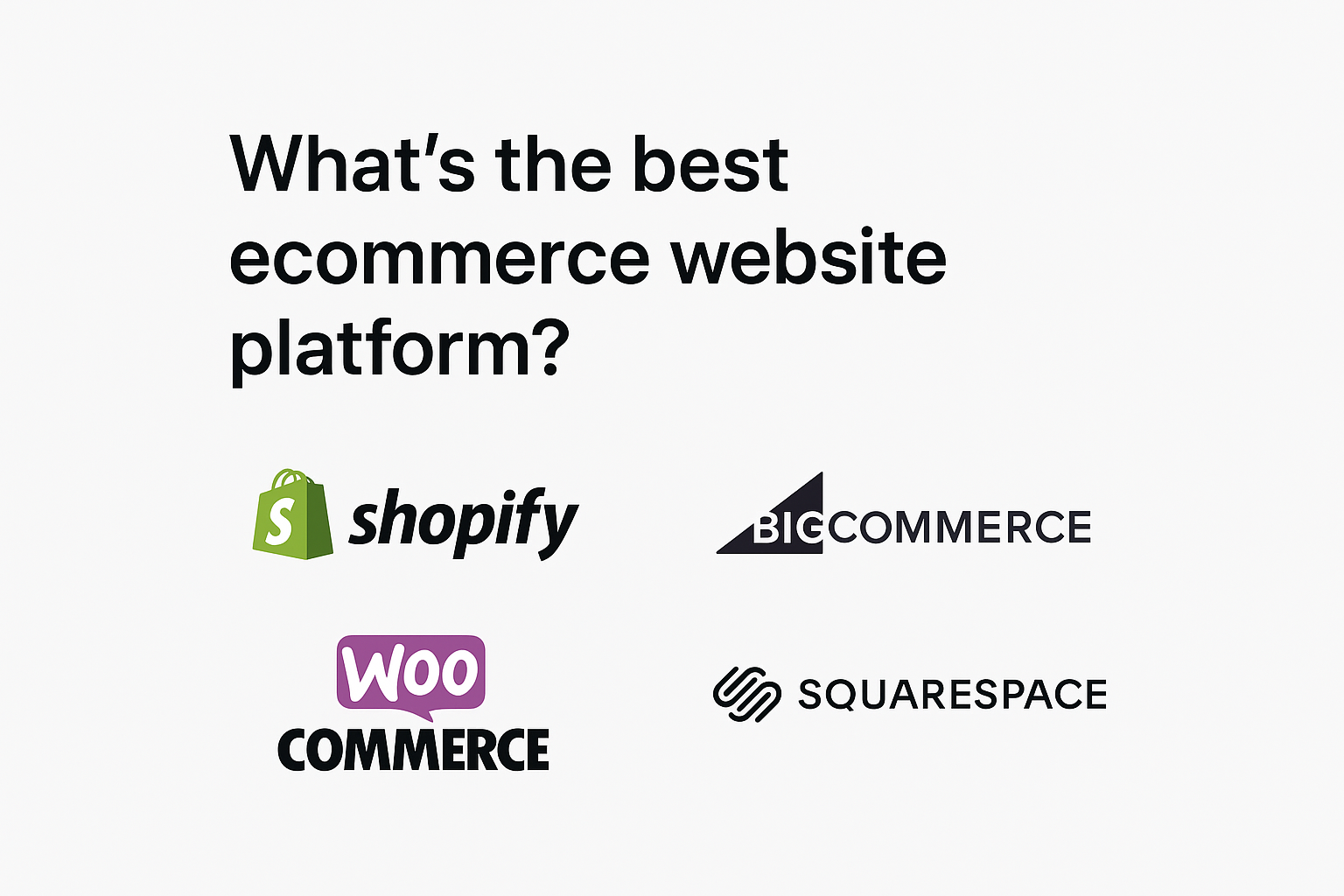 best ecommerce website platform