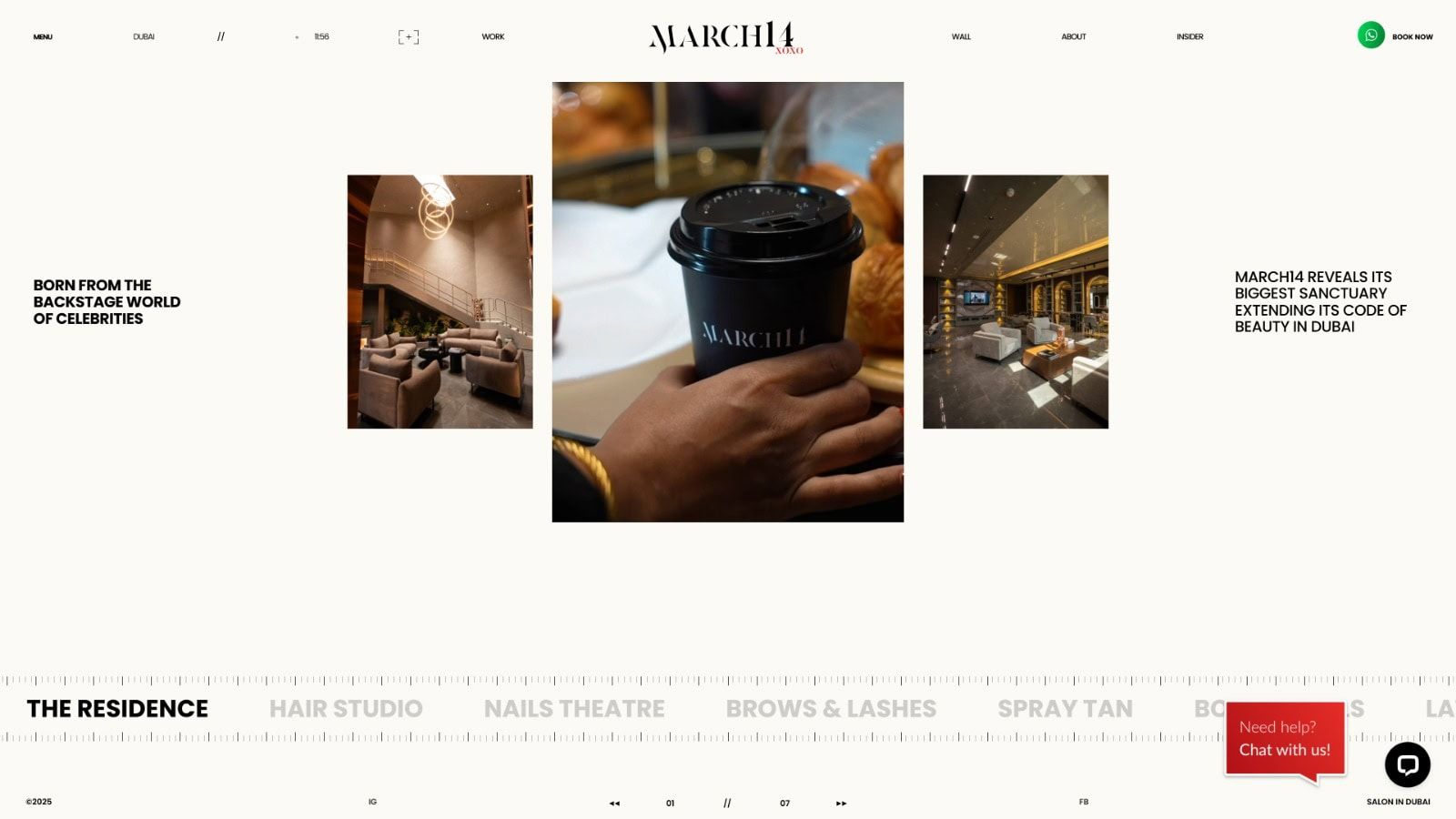 march 14 beauty residence web design and development